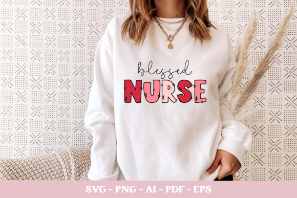 Blessed Nurse SVG: Graphics for Crafts