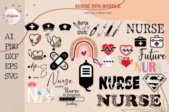 Bundle Nurse Svg: Elevating Crafts & Graphics