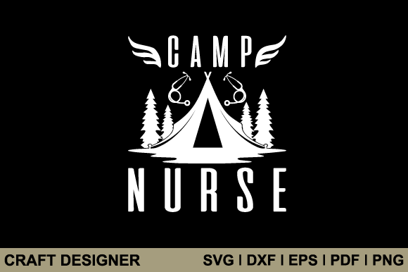 Camp Nurse SVG: Graphics for Crafts