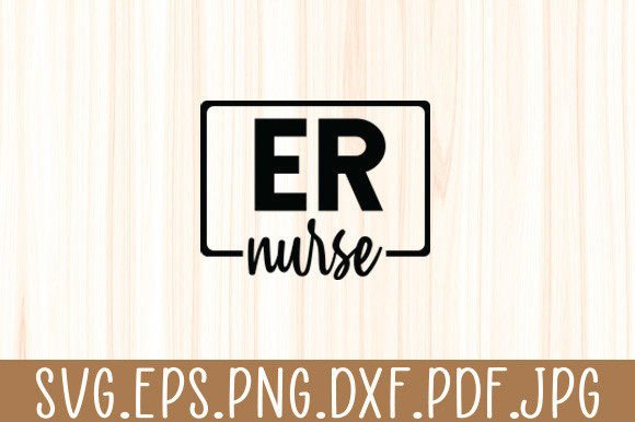 ER Nurse SVG: Graphics for Crafts & Web