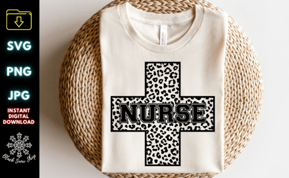 Leopard Nurse Svg: Modern Graphics for Crafts