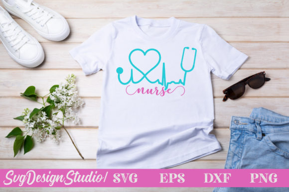 Nurse SVG Cut File: Graphics for Crafts