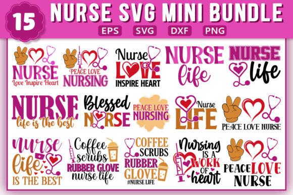 Nurse SVG Mini Bundle: Crafts & Graphics Review