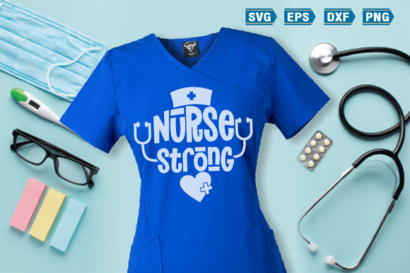 Reviewing Nurse SVG Quotes Nurse Strong for Embroidery