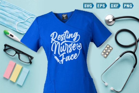 Reviewing the Nurse SVG Quotes Resting Nurse Face