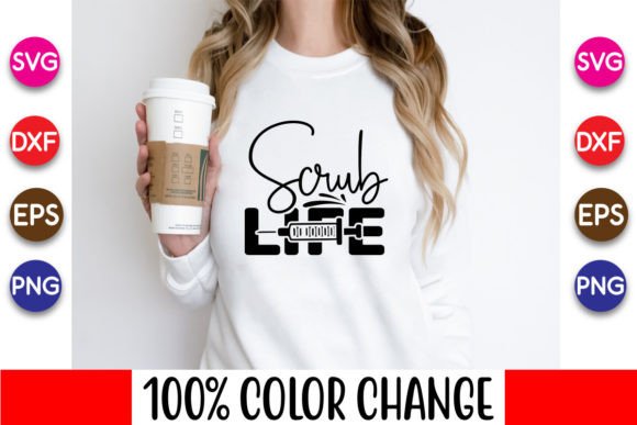 Scrub Life Nurse Graphics for Crafts & Blogs